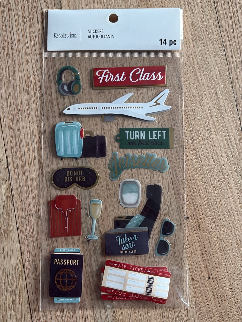 NEVER USED Stickers Pack (Travel-themed)